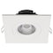 Satco 12W LED Downlight, Gimbal 4 in, CCT Select, Square, Remote Driver, White, 850L 120V S11621R1 - alternate 5